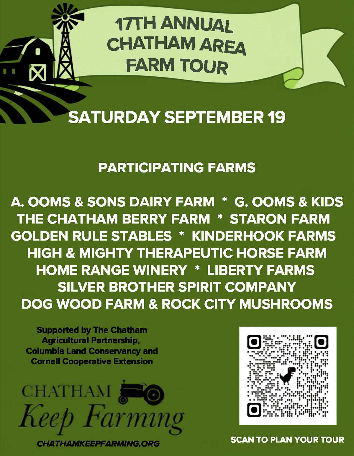 17th Annual Chatham Area Farm Tour
