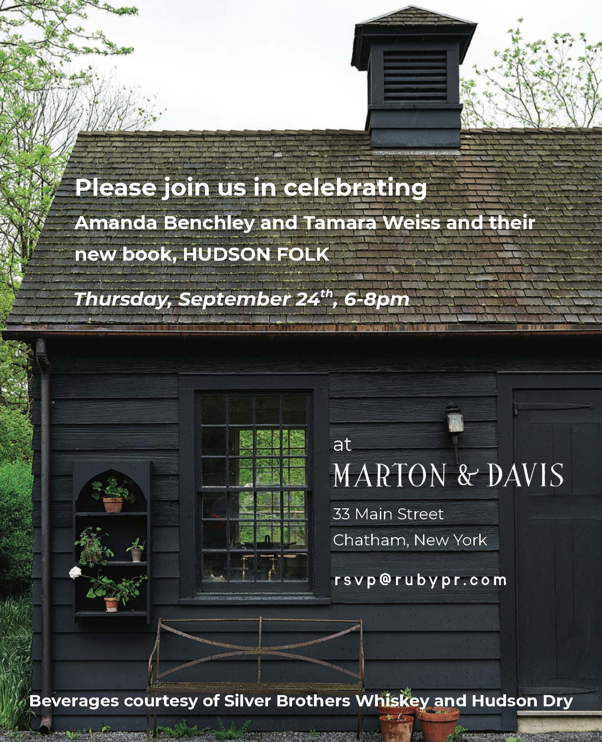 Hudson Folk Book Launch Party at Marton & Davis in Chatham