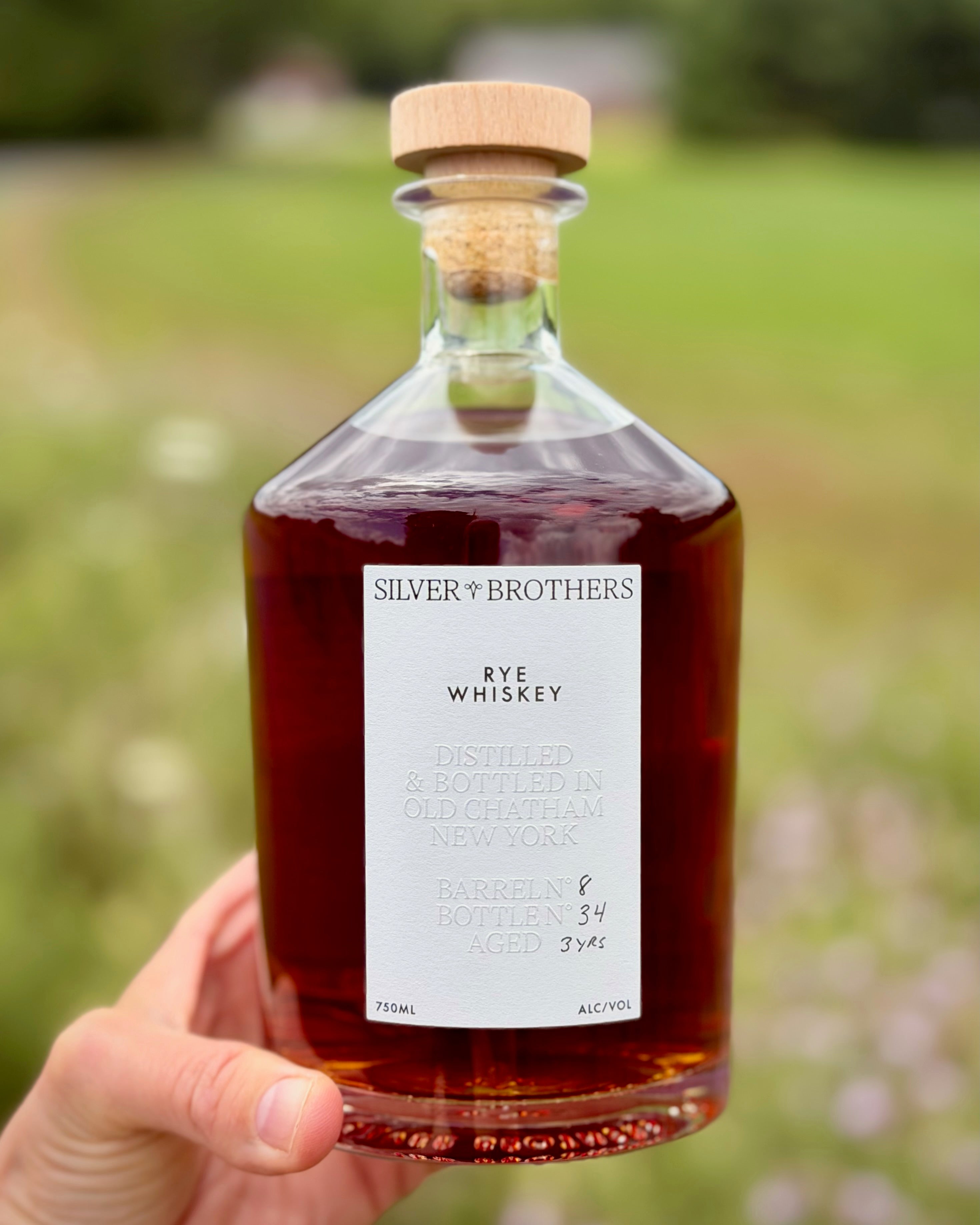 3 Year Single Barrel Rye Whiskey, Barrel No. 8